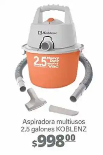 La Comer Aspiradora multiusos 2.5 galones KOBLENZ oferta