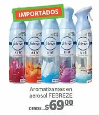 Aromatizantes en aerosol FEBREZE