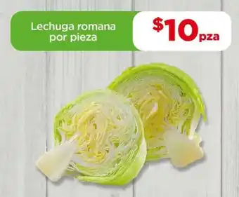 Bodega Aurrerá Lechuga romana por pieza oferta