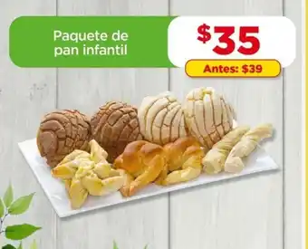 Bodega Aurrerá Paquete de pan infantil oferta