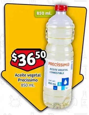 Soriana Express Aceite vegetal Precíssimo 850 ml. oferta