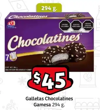 Galletas Chocolatines Gamesa 294 g.