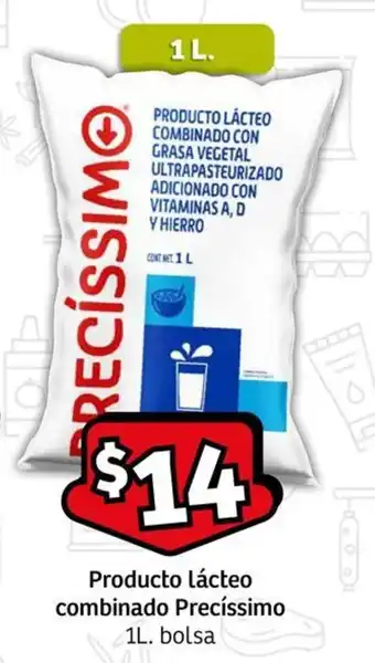 Soriana Express Producto lácteo combinado Precíssimo 1L. bolsa oferta