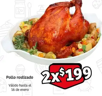 Soriana Express Pollo rostizado x 2 oferta