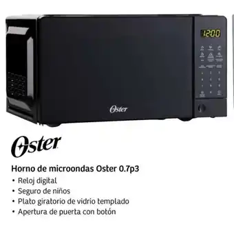 Soriana Express Horno de microondas Oster 0.7p3 oferta