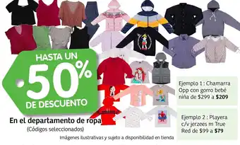 En el departamento de ropa
