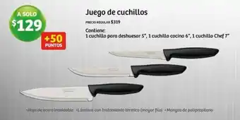 Juego de cuchillos