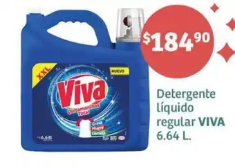Soriana Híper Detergente Líquido regular VIVA 6.64 L. oferta