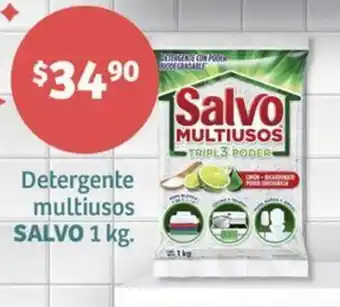 Soriana Híper Detergente multiusos SALVO 1 kg. oferta