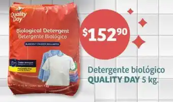 Soriana Híper Detergente biológico QUALITY DAY 5 kg. oferta