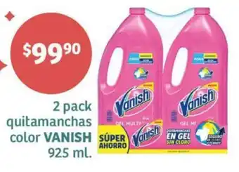 Soriana Híper Quitamanchas color VANISH 925 ml 2 pack oferta
