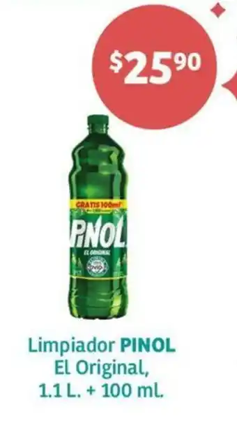 Soriana Híper Limpiador PINOL El Original, 1.1 L. + 100 ml. oferta