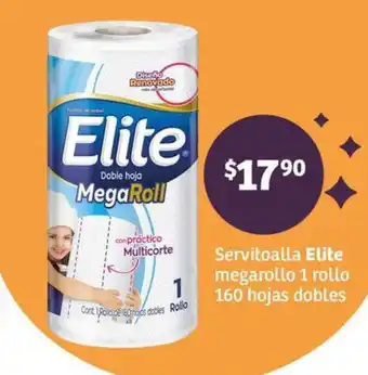 Soriana Híper Servitoalla Elite megarollo 1 rollo 160 hojas dobles oferta