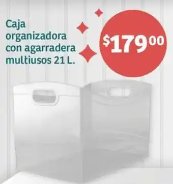 Soriana Híper Caja organizadora con agarradera multiusos 11 L. oferta