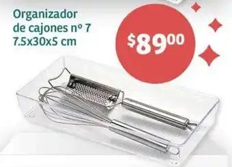 Soriana Híper Organizador de cajones nº 7 7.5x30x5 cm oferta