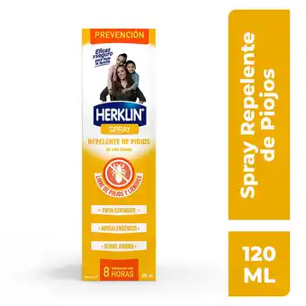 Farmacia San Pablo Herklin nf repelente de piojos y liendres en spray para el cabello oferta