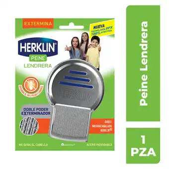 Farmacia San Pablo Herklin peine lendrera de acero inoxidable oferta