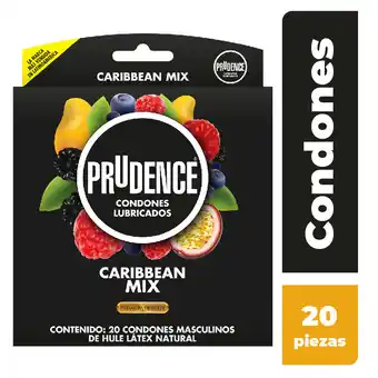 Farmacia San Pablo Prudence condones masculinos lubricados caribbean mix oferta
