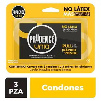 Farmacia San Pablo Prudence uniq condón masculino de resina sintética oferta
