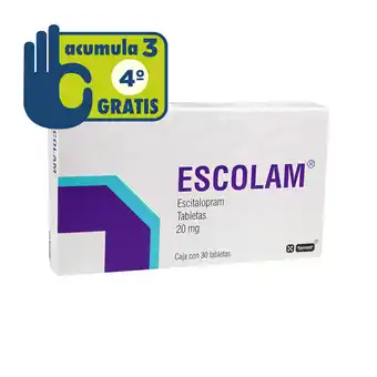 Farmacia San Pablo Escolam 30 tabletas caja oferta