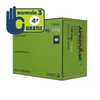 Farmacia San Pablo Aprovasc 28 tableta caja oferta