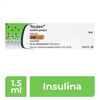 Farmacia San Pablo Toujeo refrigerado 1 inyección pluma prellenada oferta