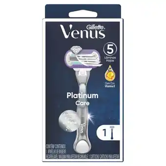 Farmacia San Pablo Gillette venus platinum care rastrillo para afeitar, 5 láminas, recargable oferta