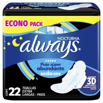 Farmacia San Pablo Always toallas femeninas noche seca oferta