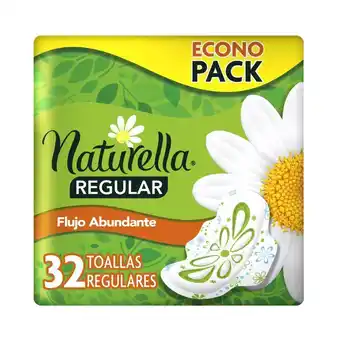 Farmacia San Pablo Naturella con manzanilla toallas femeninas regulares con alas oferta