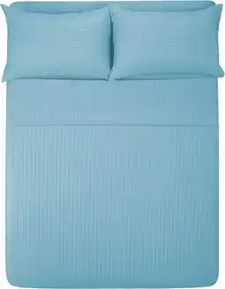 Mercado Libre Sábana queen size 1800 hilos, microfibra grabada ultra suave oferta
