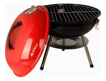 Mercado Libre Asador De Carbon Parrilla Portatil 36cm Para Carne Asada Color Rojo oferta