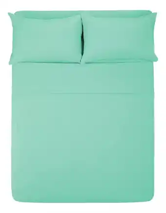 Mercado Libre Juego de sábanas melocotton 1800 micro grabada color agua con diseño color hilos 1800 para colchón de 200cm x 140cm x 25cm oferta