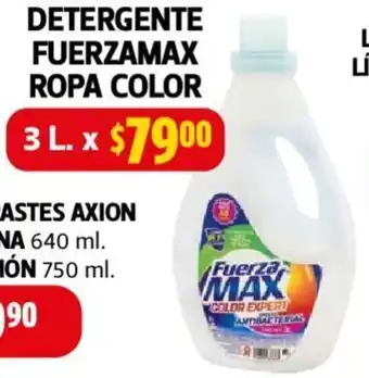 Farmacias Guadalajara DETERGENTE FUERZAMAX ROPA COLOR 3L oferta