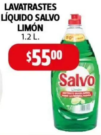 Farmacias Guadalajara LAVATRASTES LÍQUIDO SALVO LIMÓN 1,2L oferta
