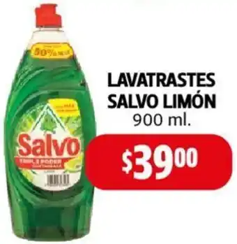 Farmacias Guadalajara LAVATRASTES SALVO LIMÓN 900ml oferta