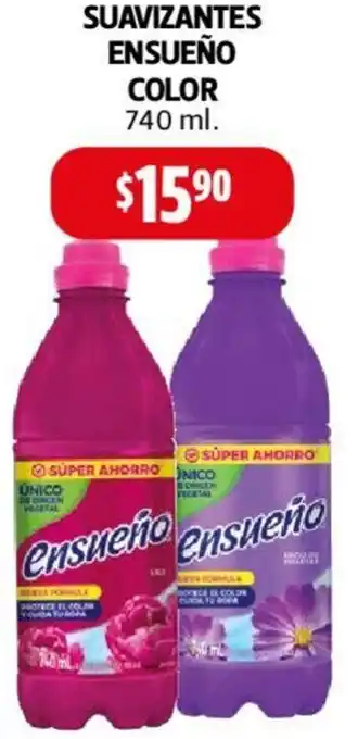 Farmacias Guadalajara SUAVIZANTES ENSUEÑO COLOR 740ml oferta