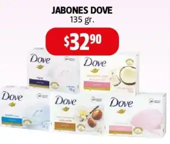 Farmacias Guadalajara JABONES DOVE 135gr oferta