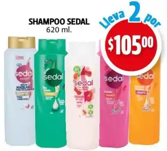 Farmacias Guadalajara SHAMPOO SEDAL 620ml oferta
