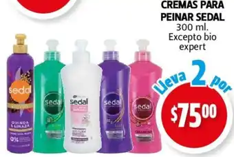 Farmacias Guadalajara CREMAS PARA PEINAR SEDAL 300ml oferta