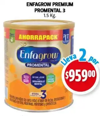Farmacias Guadalajara ENFAGROW PREMIUM PROMENTAL 3 1.5kg oferta