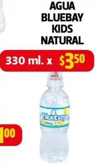 Farmacias Guadalajara AGUA BLUEBAY KIDS NATURAL 330ml oferta