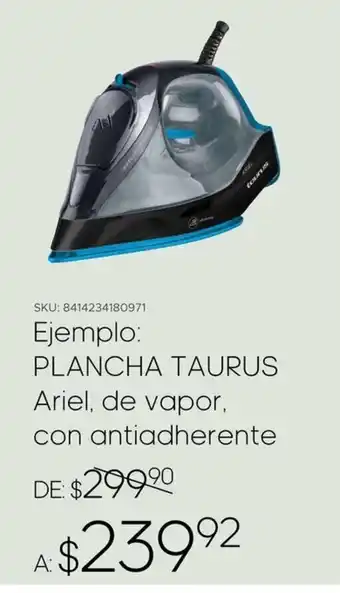 DelSol PLANCHA TAURUS oferta