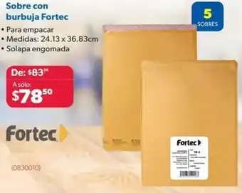 Ofix Sobre con burbuja Fortec oferta