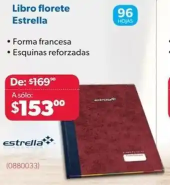 Libro florete Estrella