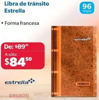Ofix Libra de tránsito Estrella 96 hojas oferta