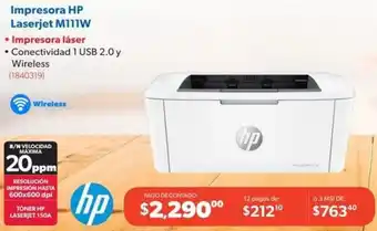 Impresora HP Laserjet M111W