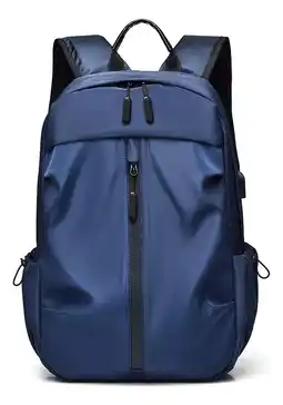 Mercado Libre Mochila laptop hombre,impermeable y resistente al desgaste con cargador usb oferta