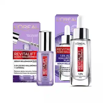 Mercado Libre Kit l'oréal paris ácido hialurónico sérum rostro+sérum ojos oferta