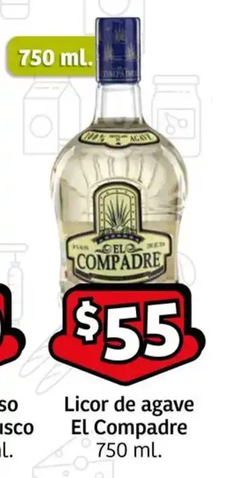 Soriana Express Licor de agave El Compadre 750 ml. oferta
