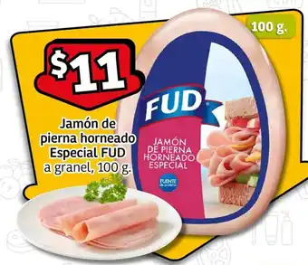 Jamón de pierna horneado Especial FUD a granel, 100 g.